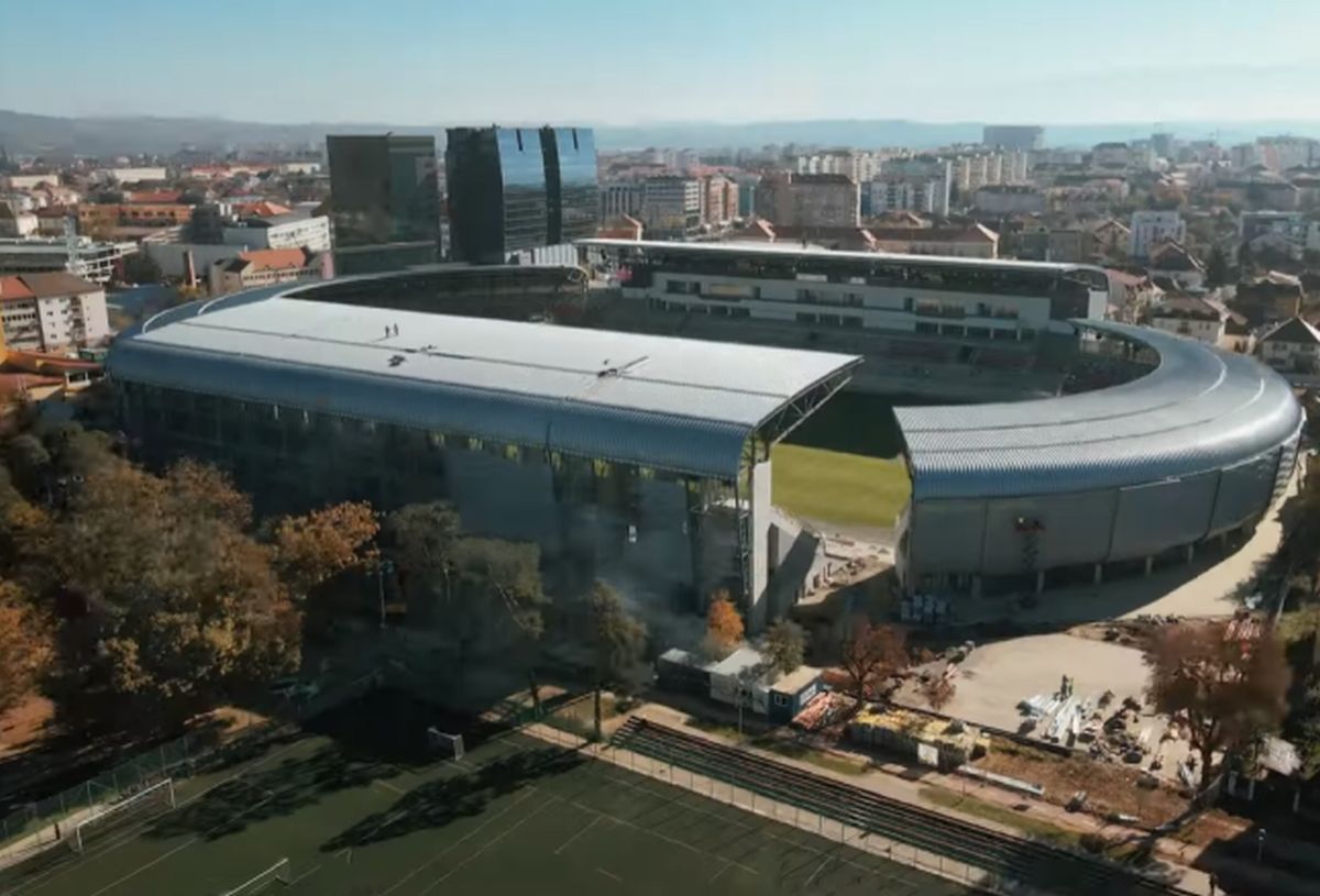 Imagini noi cu stadionul din Liga 1 în care s-au investit aproape 30 de milioane de euro: „Ne apropiem de finalizare!”