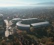 Imagini noi cu stadionul „Municipal” din Sibiu // foto: captură YouTube @ CON-A