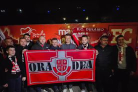 Atmosferă de derby la sosirea lui Dinamo la Oradea. Cum au reacționat „câinii” la vederea lui Ovidiu Burcă