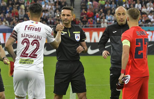 Iată arbitrul trimis de Vassaras la derby-ul FCSB - Rapid! » Nu e pe lista FIFA, dar a avut cele mai bune prestații din ultimii ani