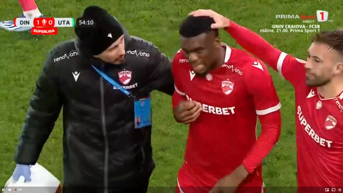 Dublă lovitură pentru Dinamo! Doi titulari „s-au rupt” în meciul cu UTA Arad