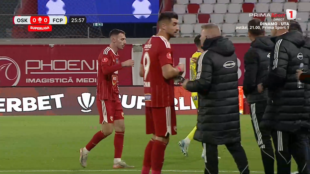 DUBLĂ eliminare într-o repriză în Sepsi - Petrolul! Ce prostie a putut să facă jucătorul