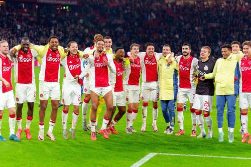 Bucuria lui Ajax după succesul cu PSV, foto: Imago Images