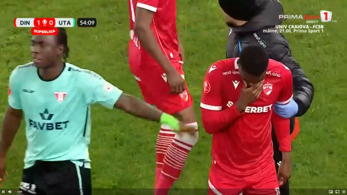 Dublă lovitură pentru Dinamo! Doi titulari „s-au rupt” în meciul cu UTA Arad