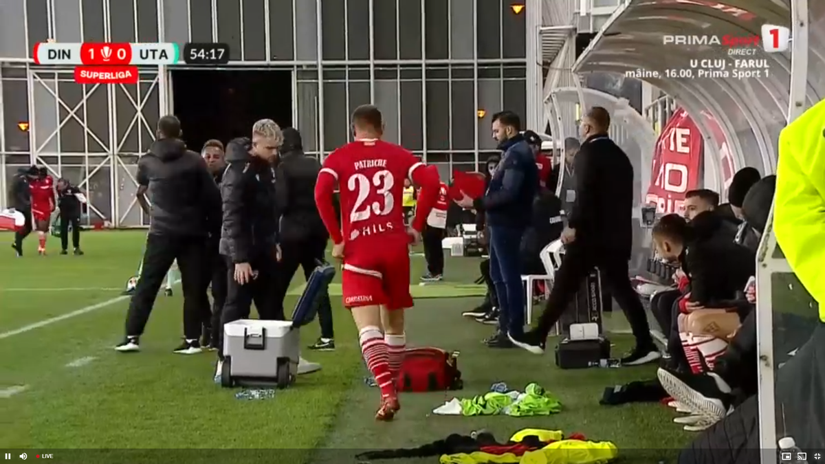 Dublă lovitură pentru Dinamo! Doi titulari „s-au rupt” în meciul cu UTA Arad