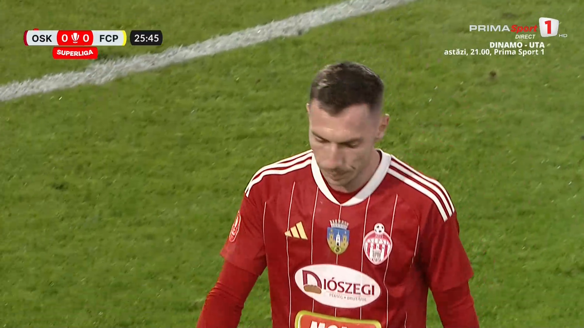 DUBLĂ eliminare într-o repriză în Sepsi - Petrolul! Ce prostie a putut să facă jucătorul