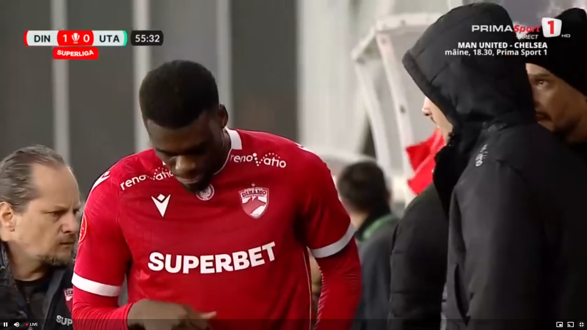 Dublă lovitură pentru Dinamo! Doi titulari „s-au rupt” în meciul cu UTA Arad