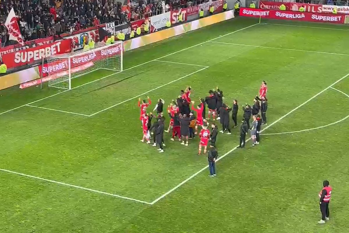 Florentin Petre și jucătorii lui Dinamo, derapaj după meciul cu UTA » Nu s-a văzut la TV