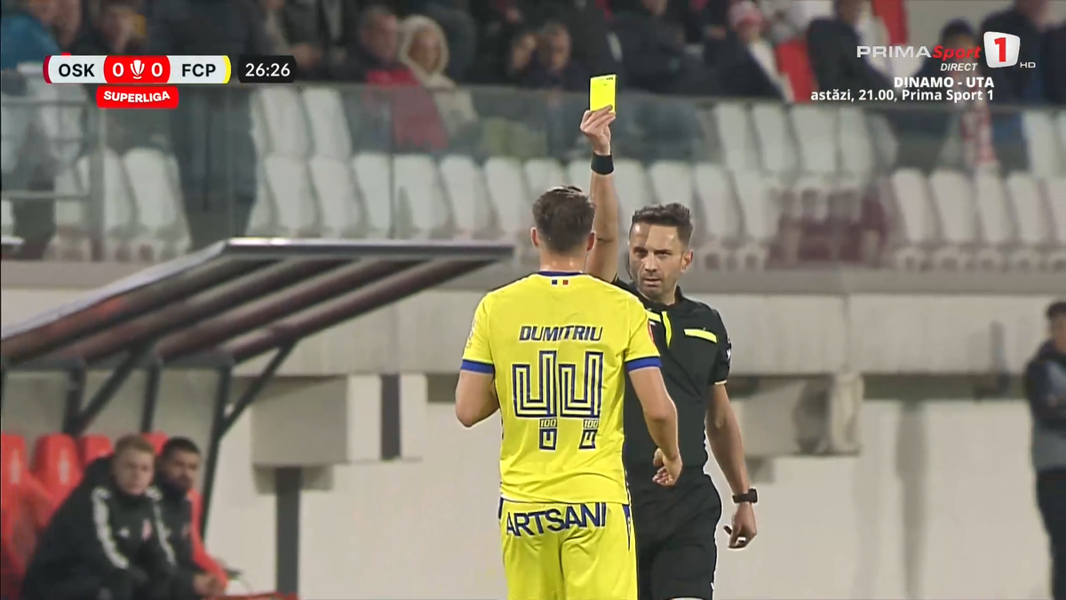 DUBLĂ eliminare într-o repriză în Sepsi - Petrolul! Ce prostie a putut să facă jucătorul