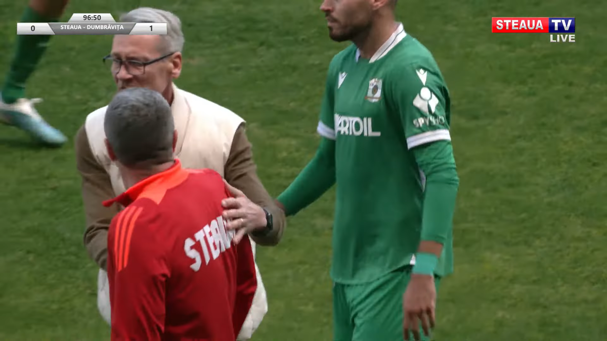 Daniel Oprița, de necontrolat » Scandal-monstru la Steaua - Dumbrăvița: scene reprobabile