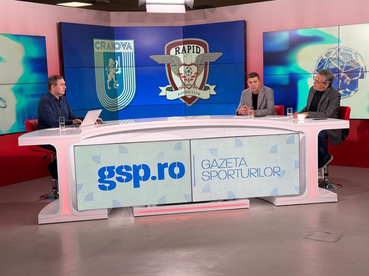 Olteanul Frăsineanu a surprins, în direct, la GSP Live Special: „Dacă nu ia Craiova titlul, m-aș bucura să-l ia ei”