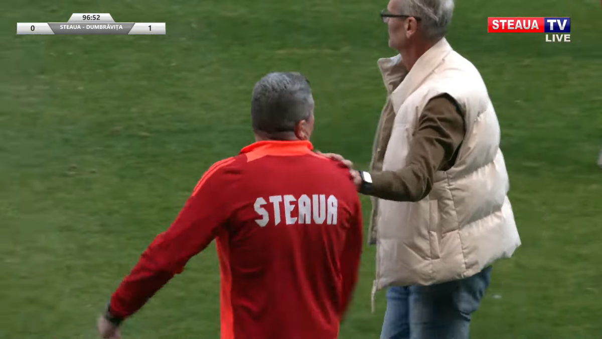 Daniel Oprița, de necontrolat » Scandal-monstru la Steaua - Dumbrăvița: scene reprobabile