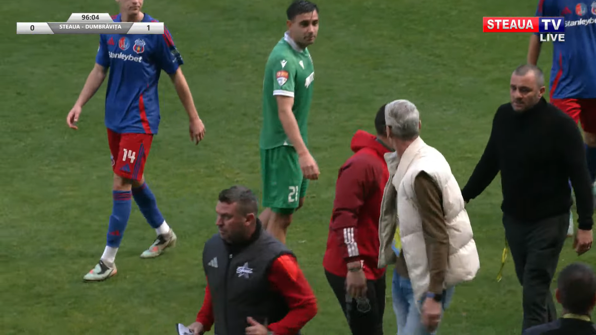 Daniel Oprița, de necontrolat » Scandal-monstru la Steaua - Dumbrăvița: scene reprobabile
