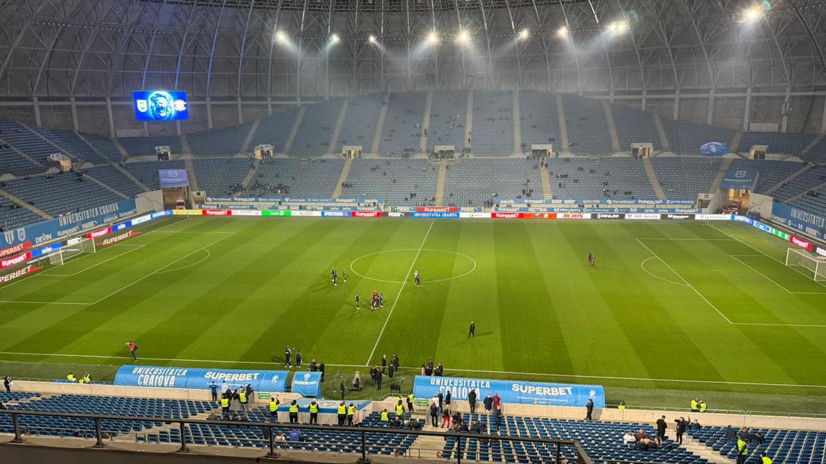 Imagini înainte de Universitatea Craiova - Rapid / foto: GSP