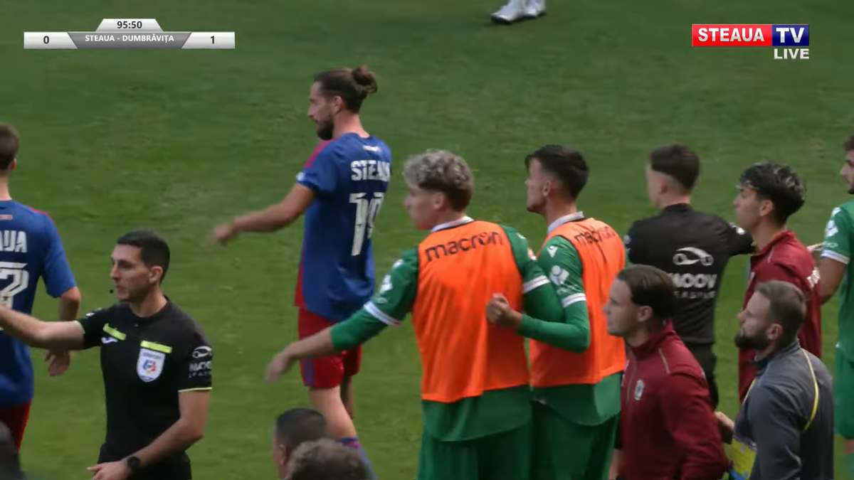 Daniel Oprița, de necontrolat » Scandal-monstru la Steaua - Dumbrăvița: scene reprobabile