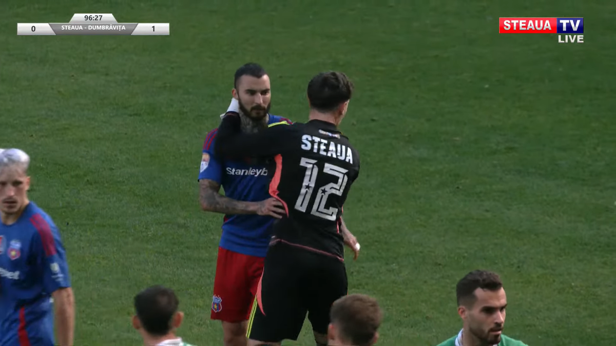 Daniel Oprița, de necontrolat » Scandal-monstru la Steaua - Dumbrăvița: scene reprobabile