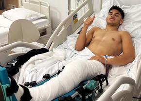 Accidentat grav la doar 18 ani, „Edgar Davids din Liga 1” s-a operat și explică ce urmează