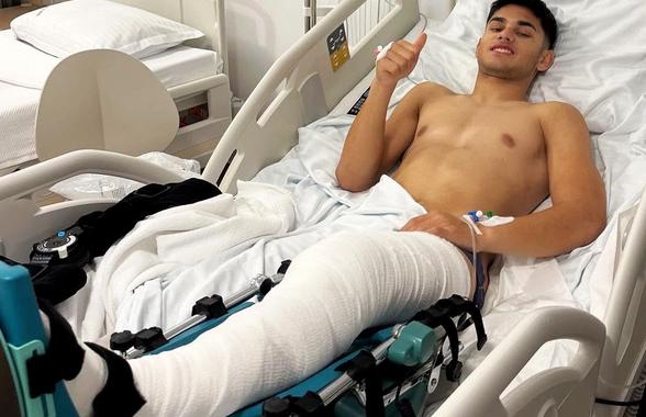 Accidentat grav la doar 18 ani, „Edgar Davids din Liga 1” s-a operat și explică ce urmează