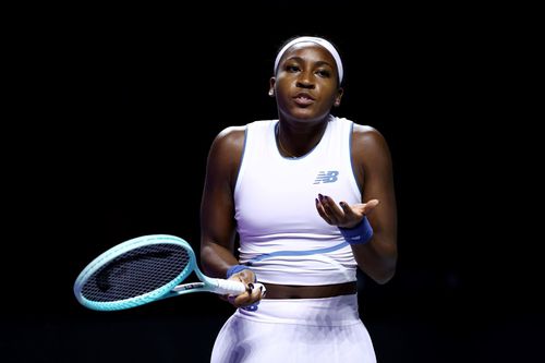 Coco Gauff disperată la WTA Finals Foto: Guliver/GettyImages