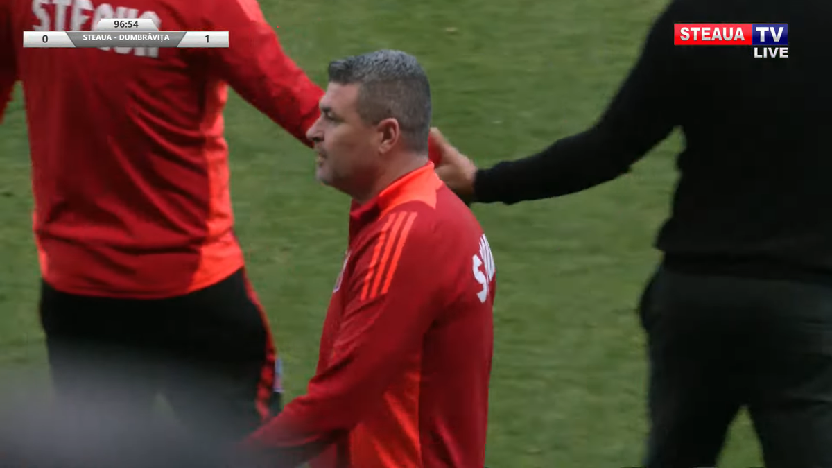 Daniel Oprița, de necontrolat » Scandal-monstru la Steaua - Dumbrăvița: scene reprobabile