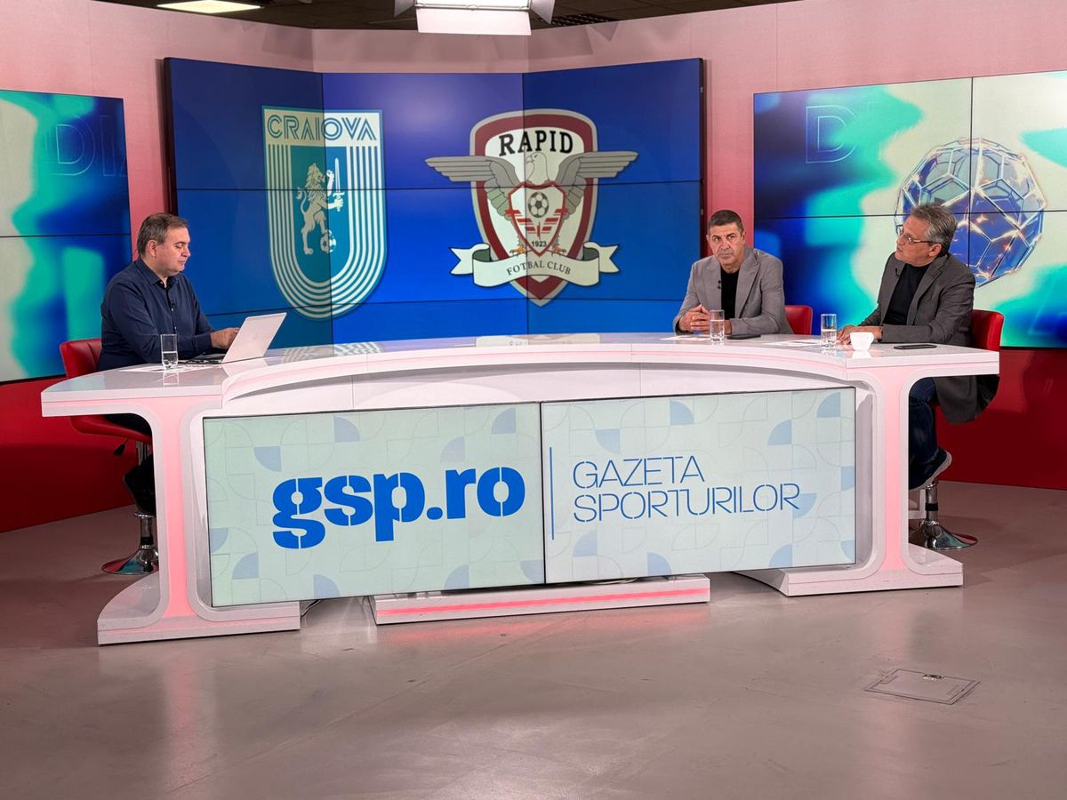 Olteanul Frăsineanu a surprins, în direct, la GSP Live Special: „Dacă nu ia Craiova titlul, m-aș bucura să-l ia ei”