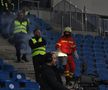 Scandal în galeria la Rapidului în timpul meciului cu Universitatea Craiova