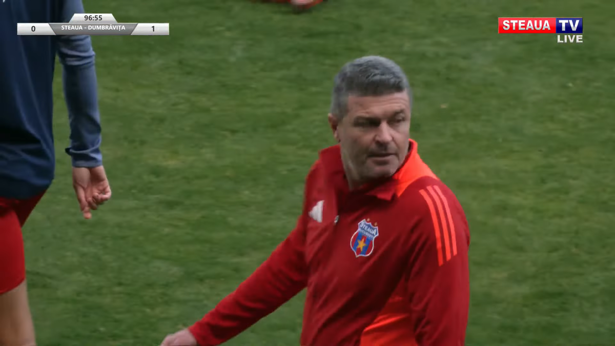 Daniel Oprița, de necontrolat » Scandal-monstru la Steaua - Dumbrăvița: scene reprobabile