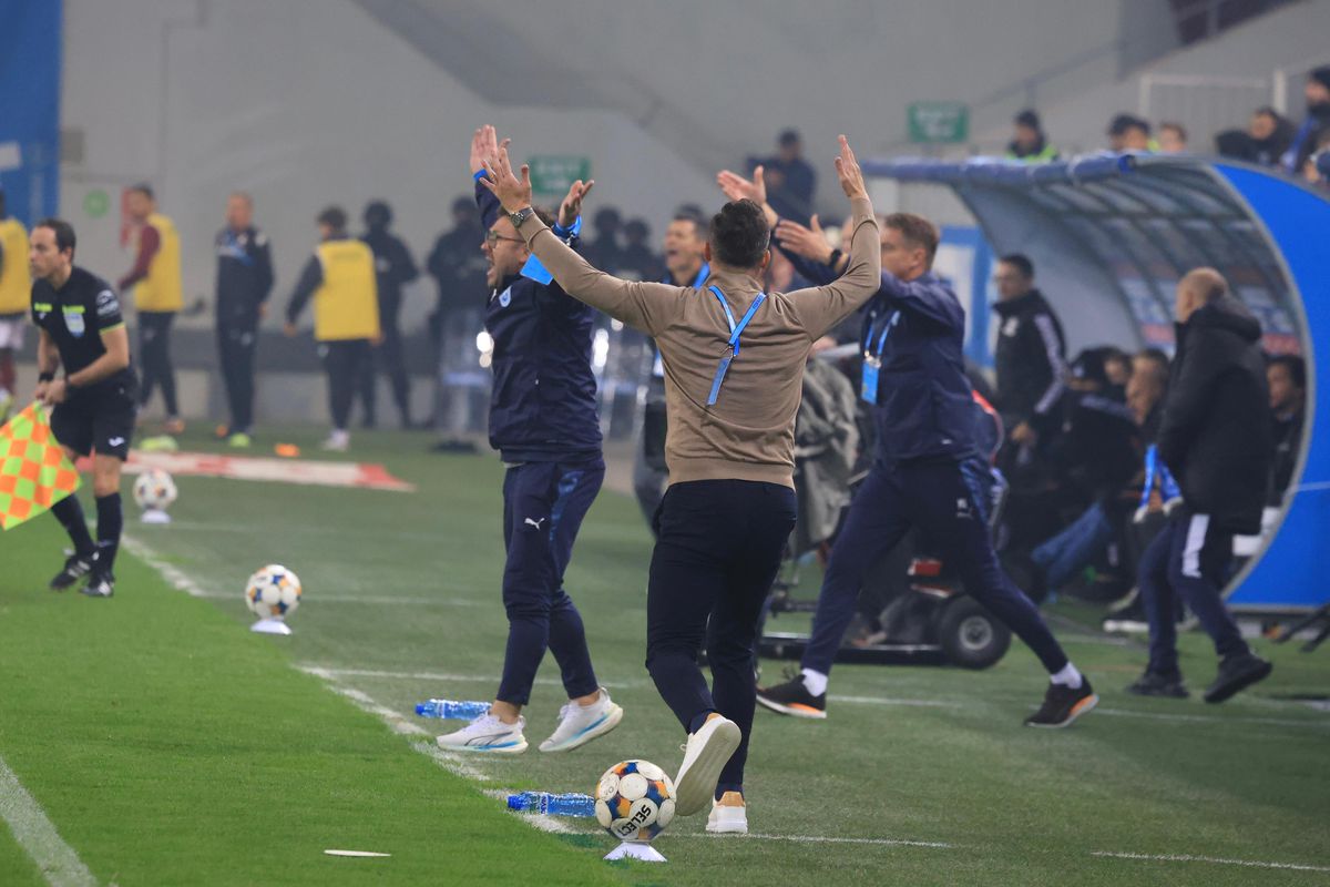 Gesturile lui Mirel Rădoi din Universitatea Craiova - Rapid