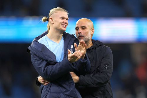 Pep Guardiola are grijă de jucătorii săi // foto: Guliver/gettyimages