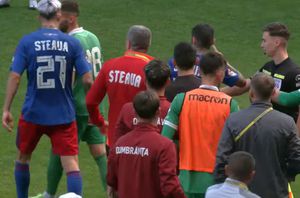 Daniel Oprița, de necontrolat » Scandal-monstru la Steaua - Dumbrăvița: scene reprobabile