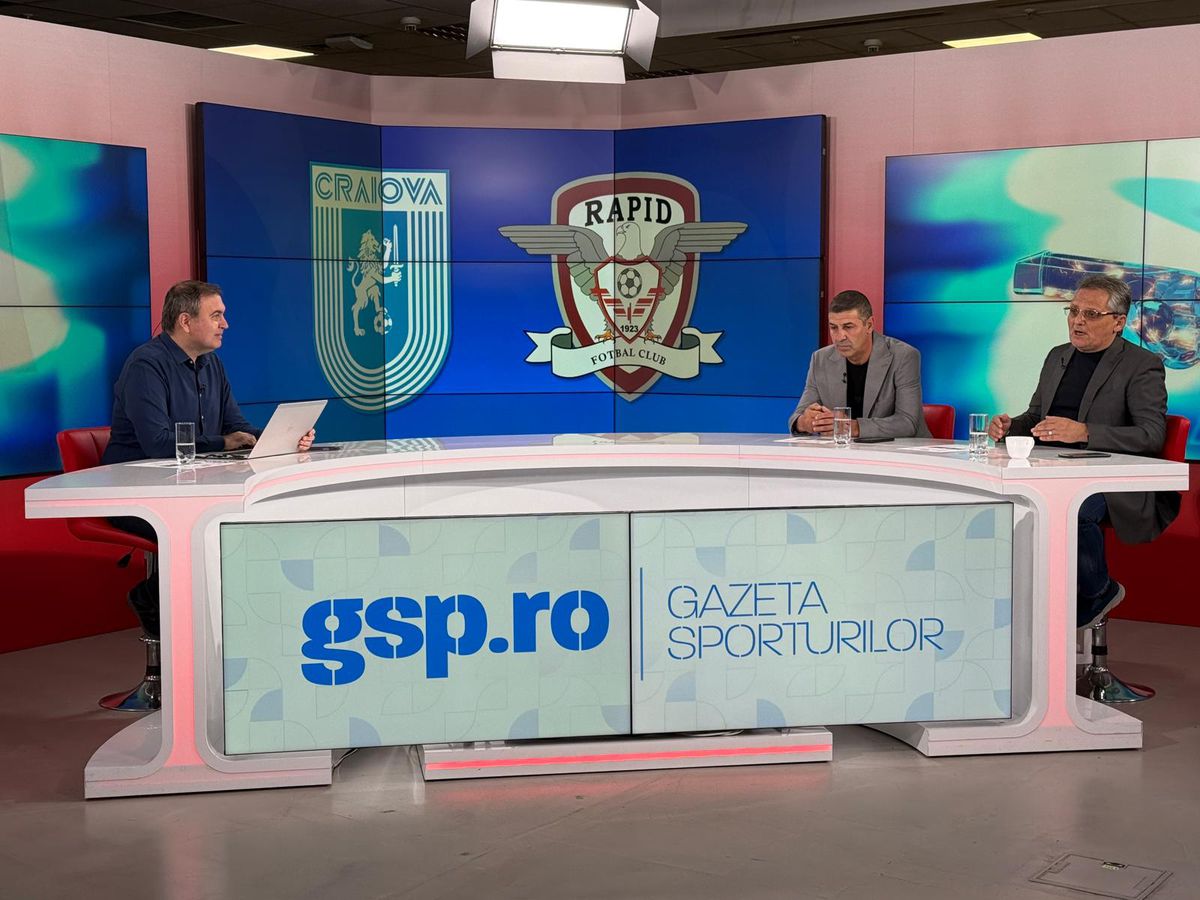 Olteanul Frăsineanu a surprins, în direct, la GSP Live Special: „Dacă nu ia Craiova titlul, m-aș bucura să-l ia ei”