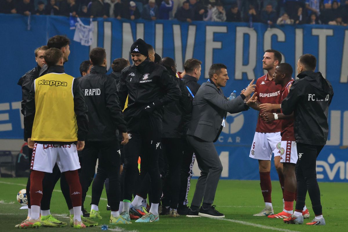 Universitatea Craiova - Rapid, imagini de meci / Ionuț Iordache (GSP)