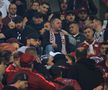 Scandal în galeria la Rapidului în timpul meciului cu Universitatea Craiova // FOTO: Ionuț Iordache (GSP)