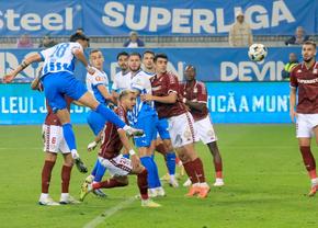 A spart gheața în Craiova – Rapid! Scăpat de marcaj, a reușit primul lui gol în Superliga