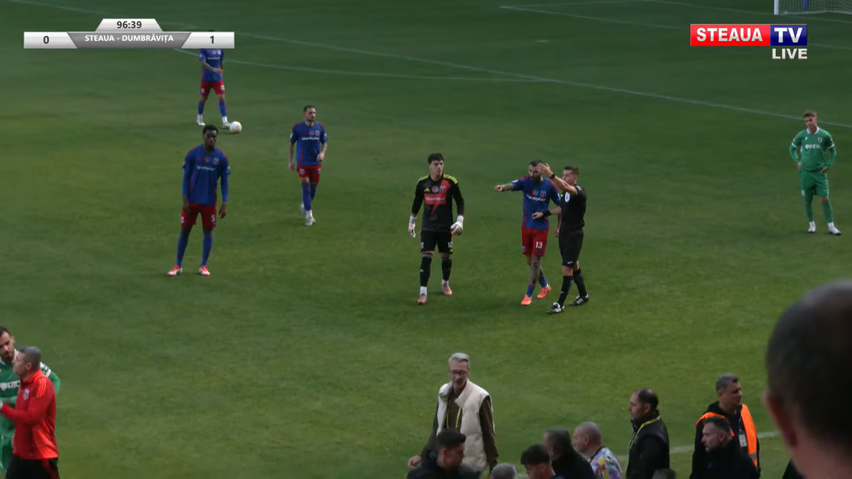 Daniel Oprița, de necontrolat » Scandal-monstru la Steaua - Dumbrăvița: scene reprobabile