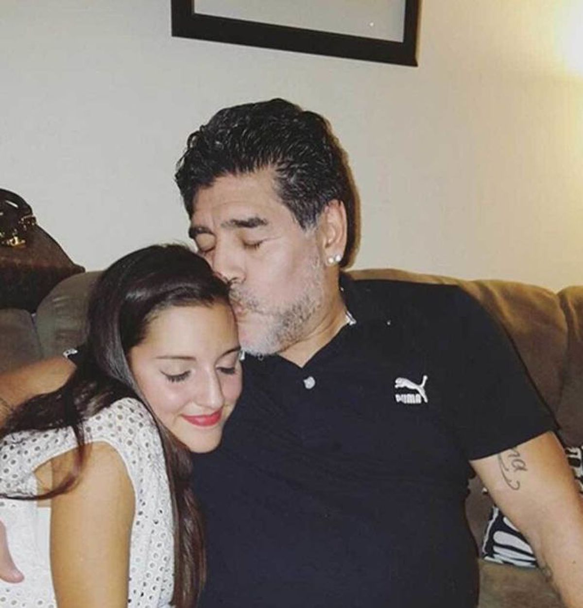 FOTO Fiica lui Maradona și-a început cariera de fotomodel: primele fotografii incendiare!
