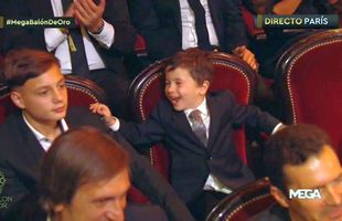 BALONUL DE AUR 2019 // VIDEO Mateo, fiul cel năzdrăvan al lui Messi, a sărit de pe scaun după victoria starului argentinian :D