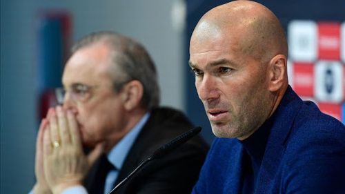 Florentino Perez și Zinedine Zidane