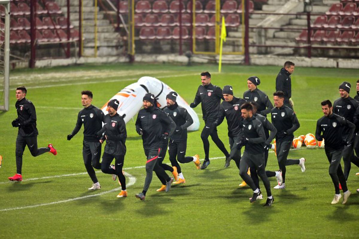 CFR CLUJ - ȚSKA SOFIA. Paulo Vinicius și Ciprian Deac, recuperați de ardeleni! Sunt gata de lupta cu bulgarii