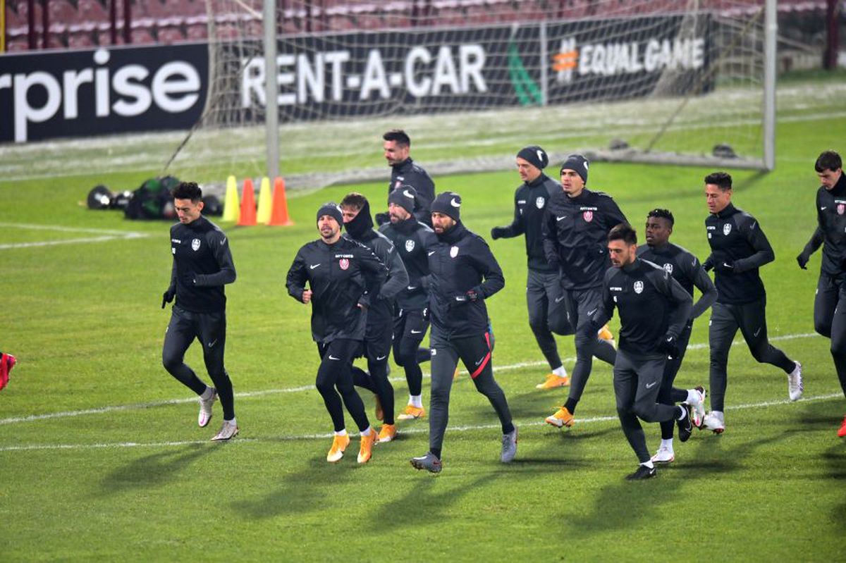 CFR CLUJ - ȚSKA SOFIA. Paulo Vinicius și Ciprian Deac, recuperați de ardeleni! Sunt gata de lupta cu bulgarii