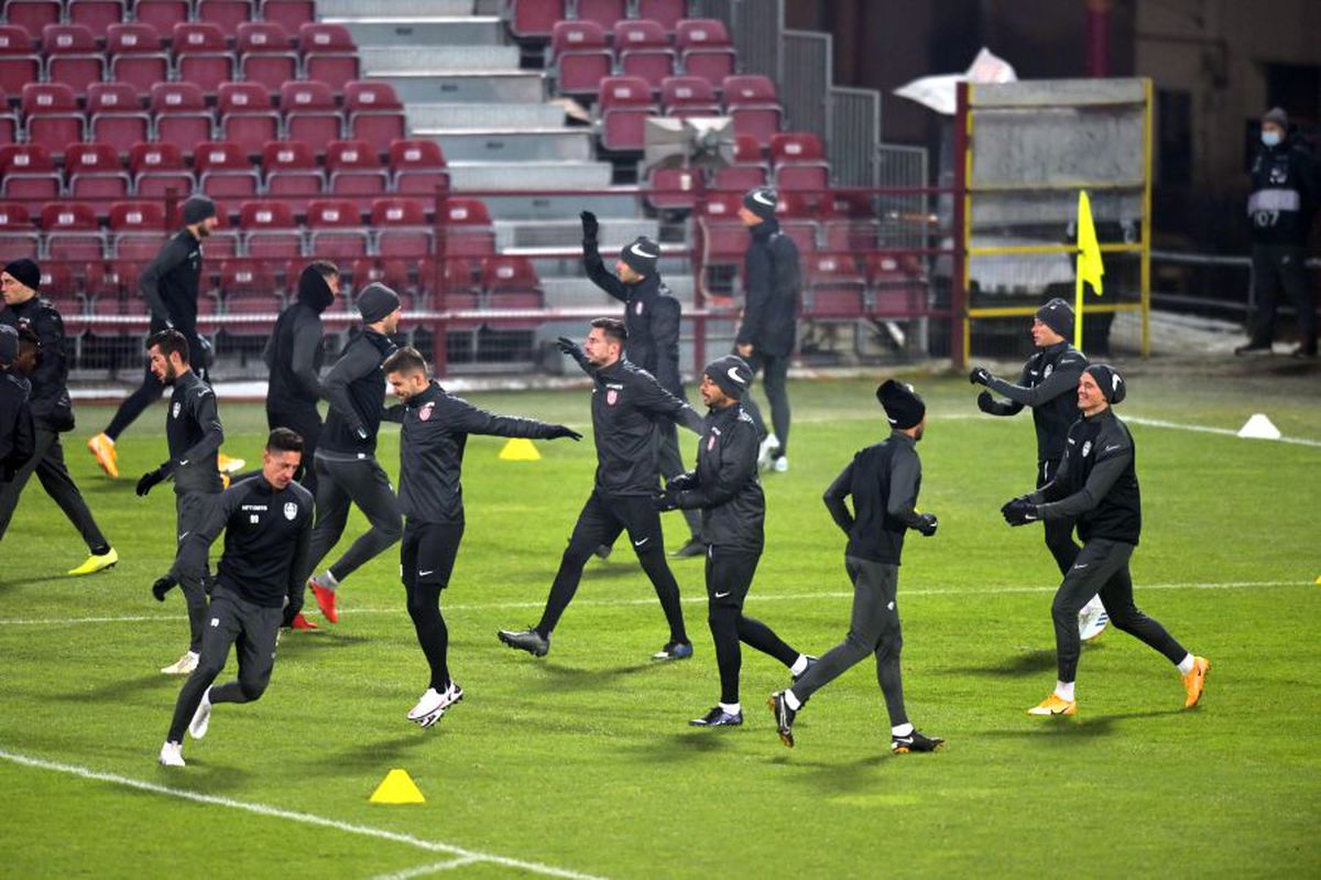 CFR CLUJ - ȚSKA SOFIA. Paulo Vinicius și Ciprian Deac, recuperați de ardeleni! Sunt gata de lupta cu bulgarii