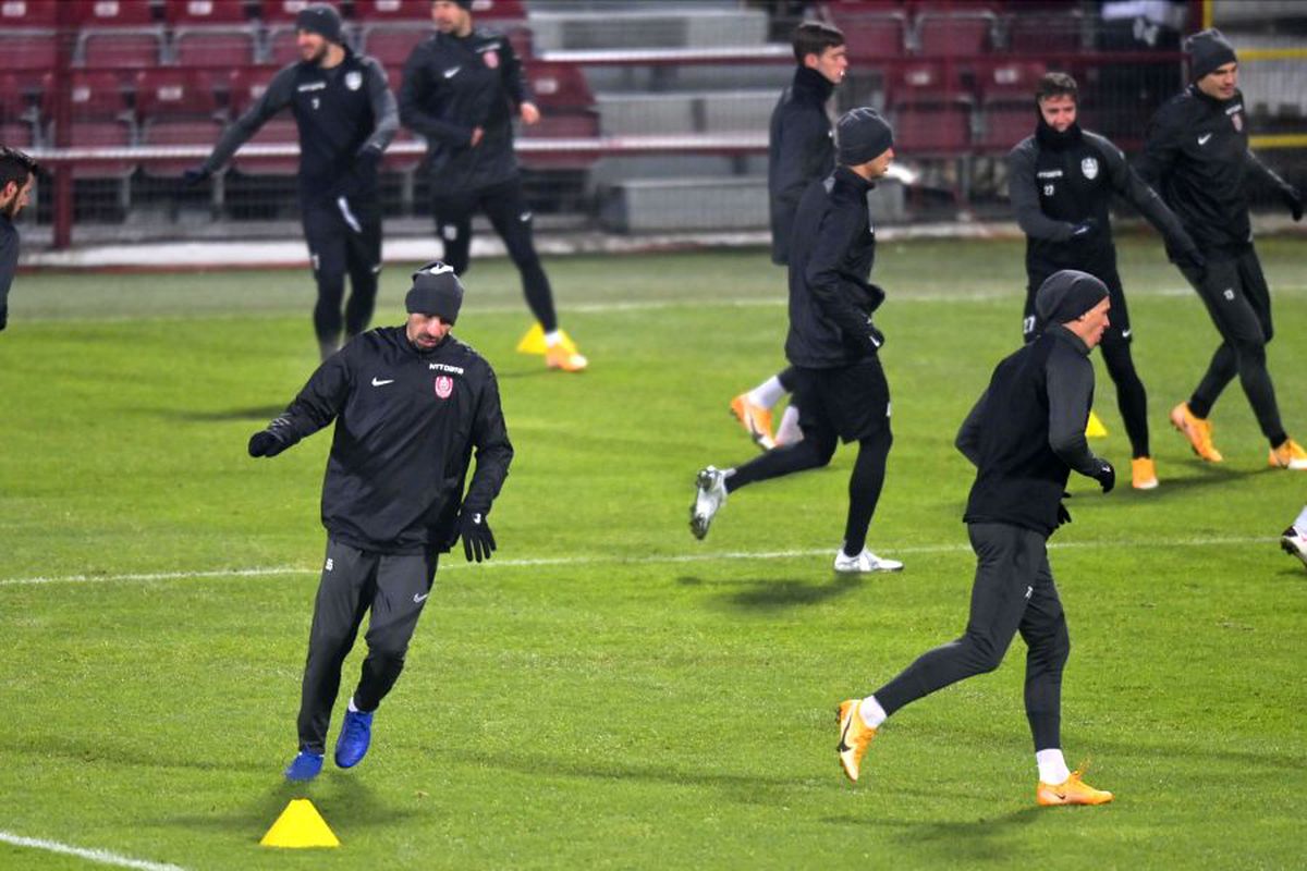 CFR CLUJ - ȚSKA SOFIA. Paulo Vinicius și Ciprian Deac, recuperați de ardeleni! Sunt gata de lupta cu bulgarii