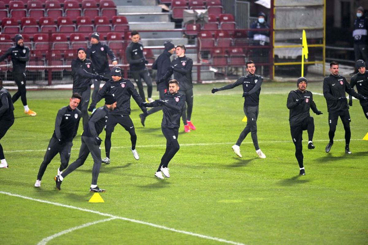 CFR CLUJ - ȚSKA SOFIA. Paulo Vinicius și Ciprian Deac, recuperați de ardeleni! Sunt gata de lupta cu bulgarii