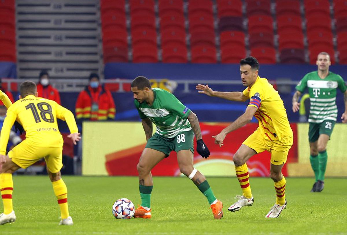 Ferencvaros - Barcelona. VIDEO S-a întors vechiul Griezmann? Francezul a înscris cu călcâiul la Budapesta!