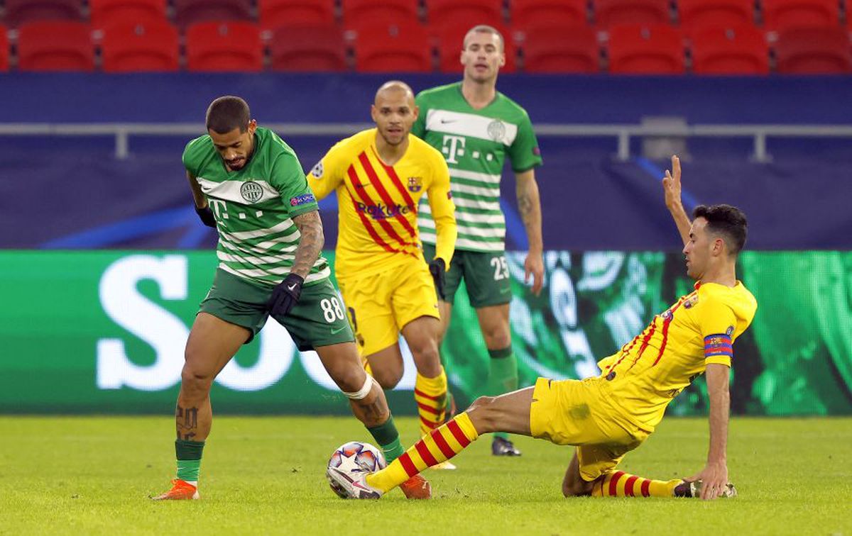 Ferencvaros - Barcelona. VIDEO S-a întors vechiul Griezmann? Francezul a înscris cu călcâiul la Budapesta!