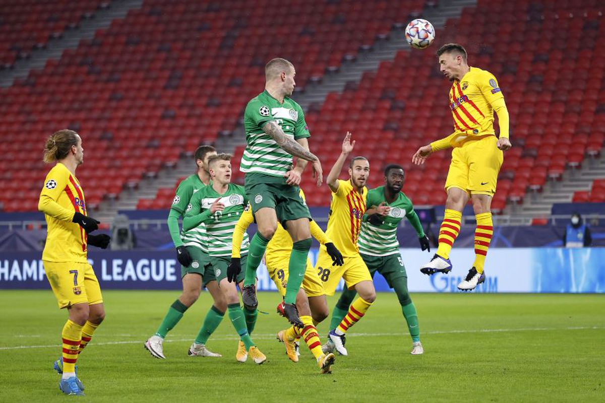 Ferencvaros - Barcelona. VIDEO S-a întors vechiul Griezmann? Francezul a înscris cu călcâiul la Budapesta!