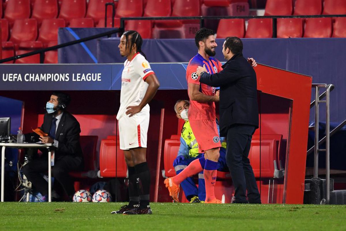 FC Sevilla - Chelsea. Olivier Giroud, „poker” pe Ramón Sánchez Pizjuán