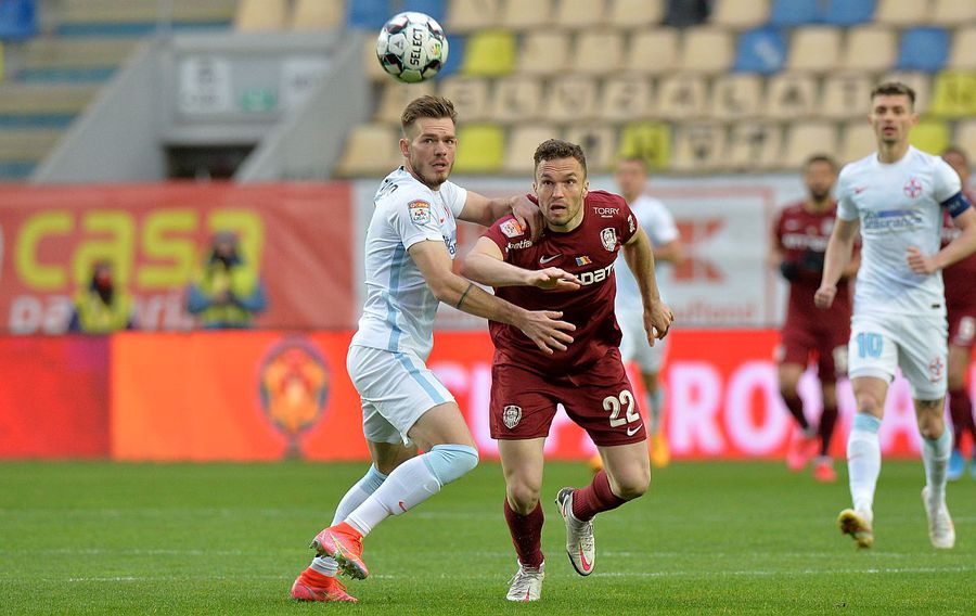 Denis Haruț, într-un duel cu Debeljuh MM Stoica a avut dreptate » Fotbalistul care a provocat controverse la FCSB nu s-a impus nici după un an ca titular