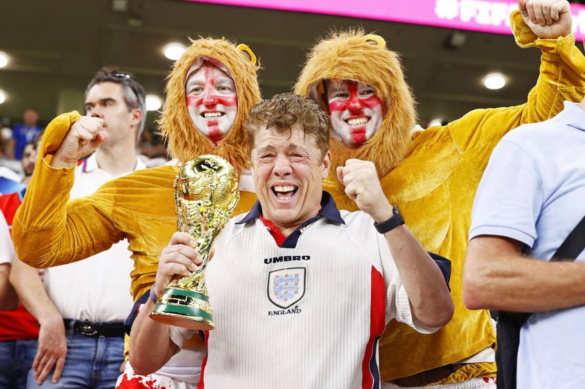 După calificarea naționalei lor, suporterii englezi mai au un motiv de bucurie: eliminarea rivalei Germania // Foto: Imago