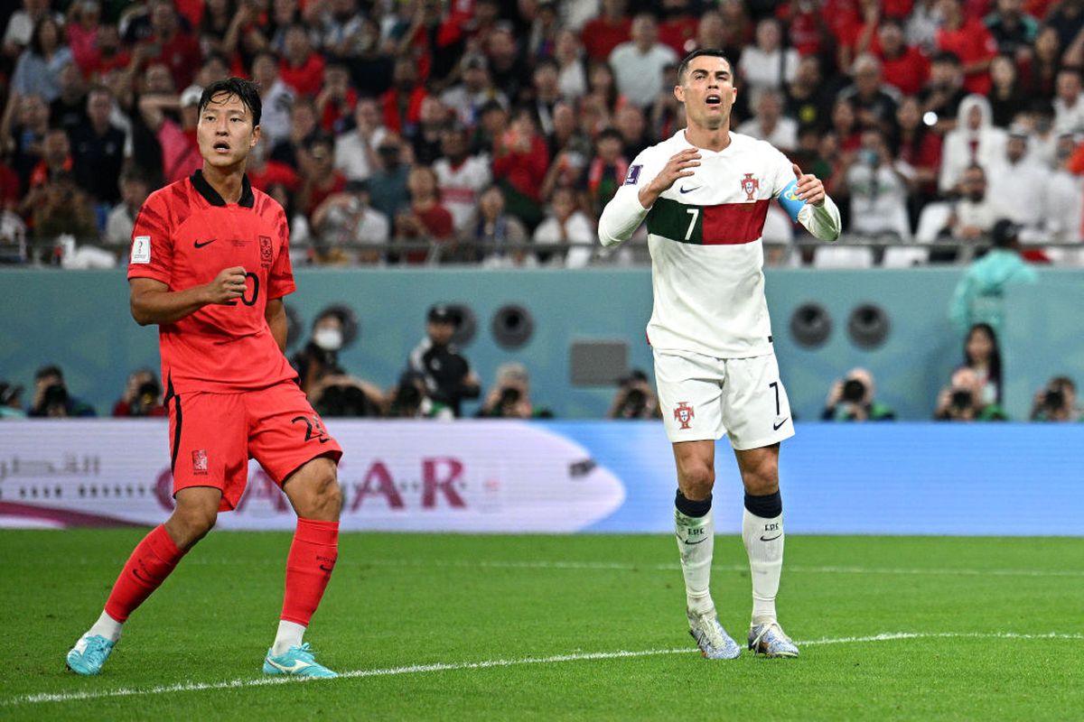Cristiano Ronaldo a comis-o! Ce a făcut înaintea golului marcat de Coreea de Sud contra Portugaliei